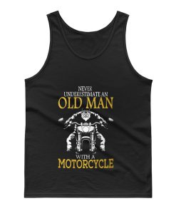 Motorcycle Old Man Tank Top