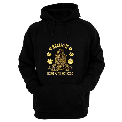 Namaste Home with My Dog Yoga Hoodie