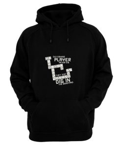 Old Domino Player Dominoes Tiles Puzzler Game Hoodie