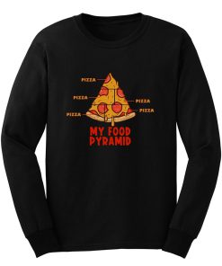 Pizza My Food Pyramid Long Sleeve