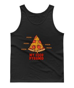 Pizza My Food Pyramid Tank Top