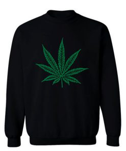 Pot Leaf Marijuana Sweatshirt