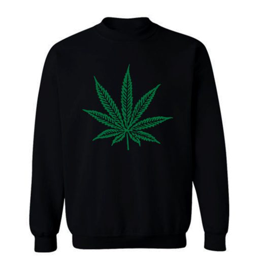 Pot Leaf Marijuana Sweatshirt