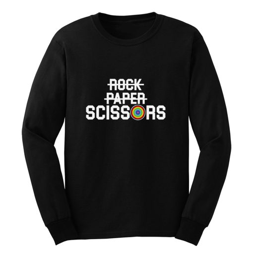 Rock Paper Lesbian Gay Bisexual Transgender Long Sleeve