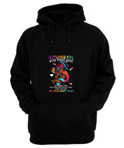September Girl With Three Sides Hoodie