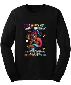 September Girl With Three Sides Long Sleeve