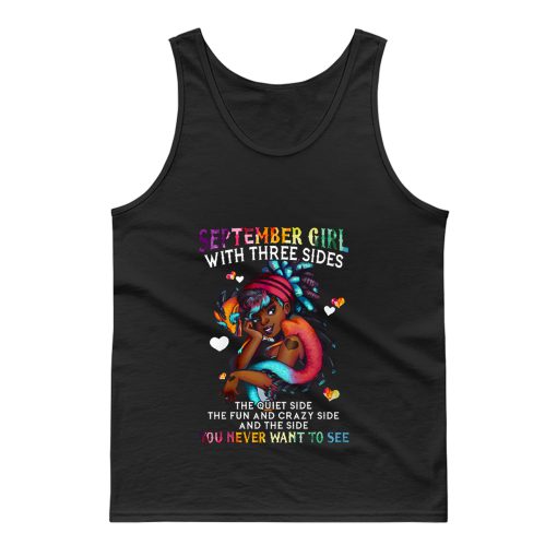 September Girl With Three Sides Tank Top