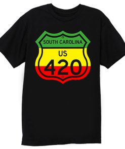South Carolina Highway 420 in Rasta Colours T Shirt