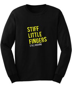 Stiff Little Fingers new tee black white Long Sleeve