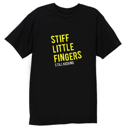 Stiff Little Fingers new tee black white T Shirt