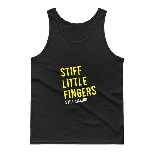 Stiff Little Fingers new tee black white Tank Top