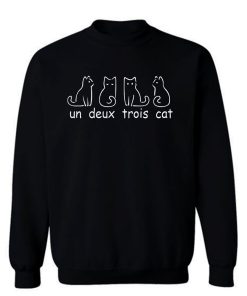 Un Deux Trois Cat Sweatshirt