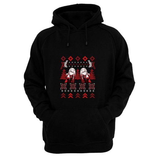 Zero Two Christmas Darling in the Franxx Hoodie