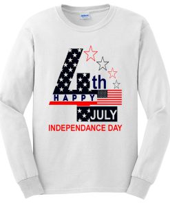 4th Of July Happy Independance Day Long Sleeve