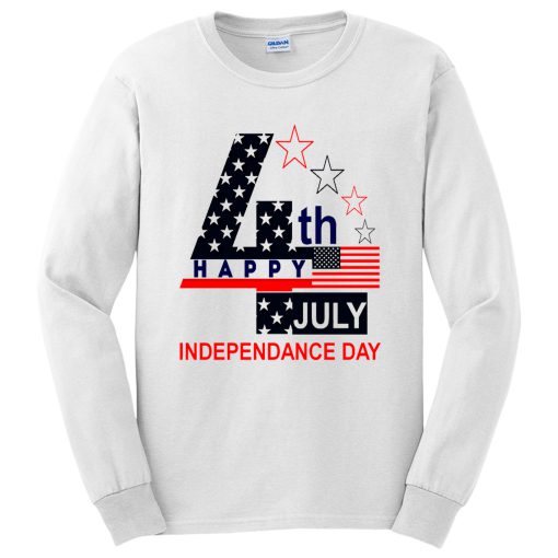 4th Of July Happy Independance Day Long Sleeve