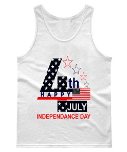 4th Of July Happy Independance Day Tank Top