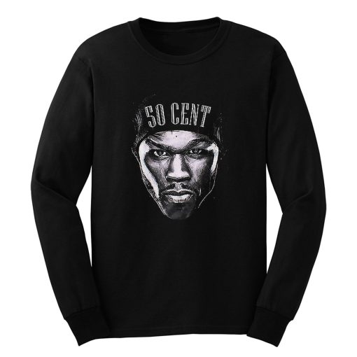 50 Cent Rapper face Long Sleeve