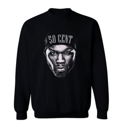 50 Cent Rapper face Sweatshirt