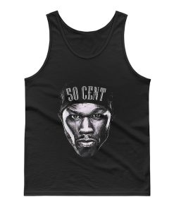 50 Cent Rapper face Tank Top
