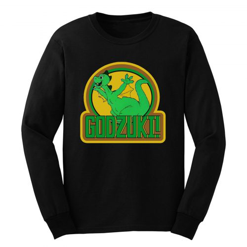 70s Cartoon Classic Godzilla Godzuki Long Sleeve