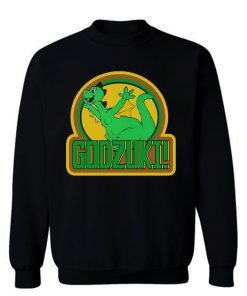 70s Cartoon Classic Godzilla Godzuki Sweatshirt