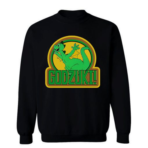 70s Cartoon Classic Godzilla Godzuki Sweatshirt