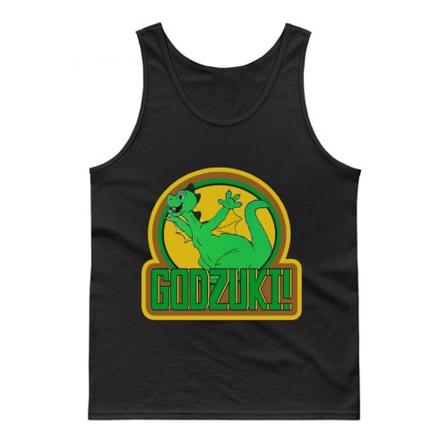 70s Cartoon Classic Godzilla Godzuki Tank Top
