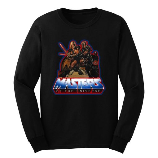 80s Classic Masters of the Universe He Man And Blade Long Sleeve