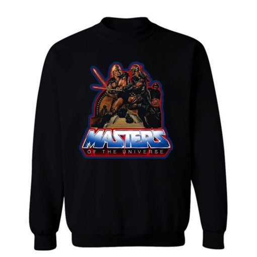 80s Classic Masters of the Universe He Man And Blade Sweatshirt