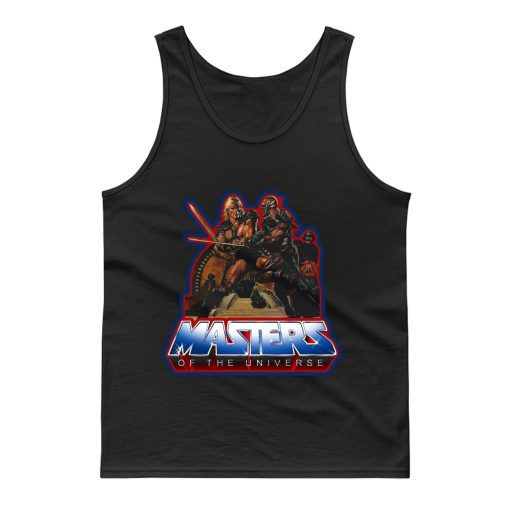80s Classic Masters of the Universe He Man And Blade Tank Top
