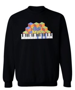 8bit Keys Piano Classic Retro Sweatshirt