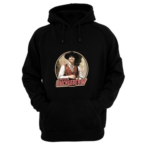 90s Western Classic Tombstone Doc Holliday Im Your Huckleberry Hoodie