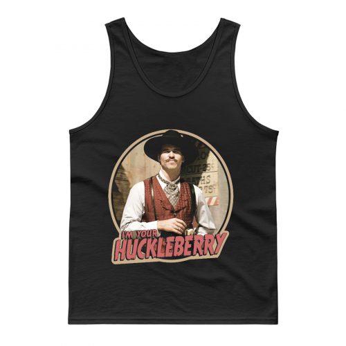 90s Western Classic Tombstone Doc Holliday Im Your Huckleberry Tank Top