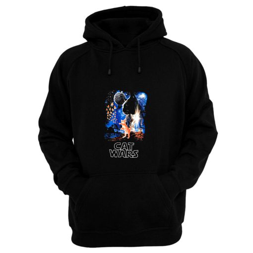 Adult Humor Cat Wars Parody Star Wars Hoodie