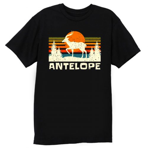 African Antelope Retro Wildlife Lover T Shirt