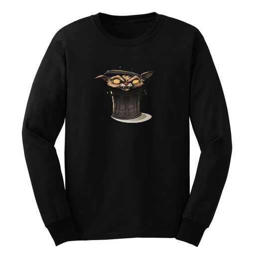 Angry Cat In Trash Long Sleeve