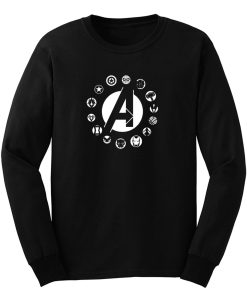 Avengers Superhero Logo Long Sleeve
