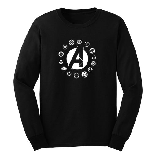 Avengers Superhero Logo Long Sleeve