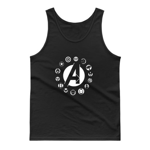Avengers Superhero Logo Tank Top