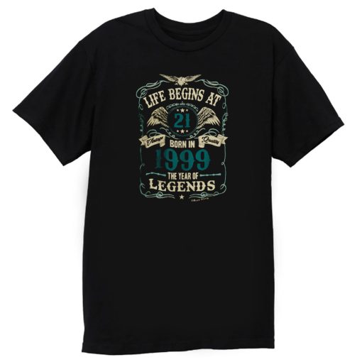 BORN In 1999 Year of Legends T Shirt