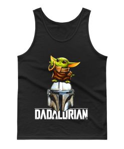 Baby Yoda Dadalorian Funny Star Wars Tank Top