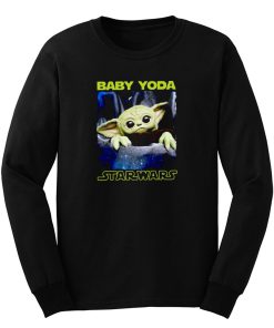 Baby Yoda Poster Cute Long Sleeve