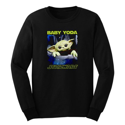 Baby Yoda Poster Cute Long Sleeve