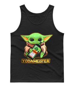 Baby Yodarmeister Mandalorian Jagermeister Funny Parody Tank Top