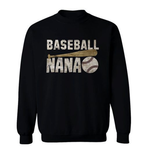 Baseball Nana Retro Sweatshirt