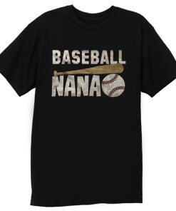 Baseball Nana Retro T Shirt