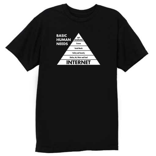 Basic Human Needs Internet T Shirt