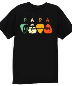 Bass Guitar Pick Shirt Papa Guitarist T Shirt