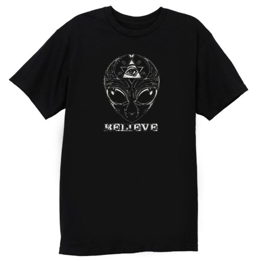 Believe Ufo Alien T Shirt