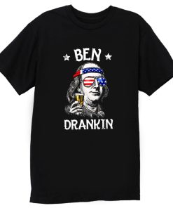 Benjamin Franklin Drinking America T Shirt